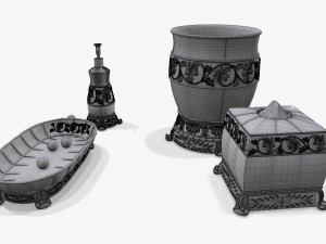 Bathroom Accessories 004 Model 3D