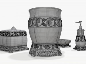 Bathroom Accessories 004 Model 3D