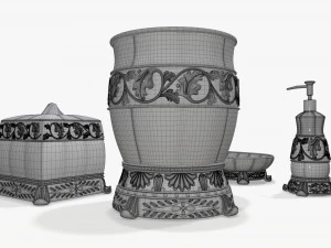 Bathroom Accessories 004 3D Model