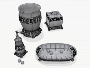 Bathroom Accessories 004 Model 3D