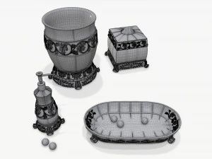 Bathroom Accessories 004 3D Model