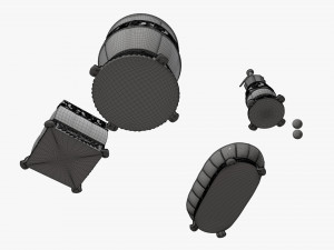 Bathroom Accessories 004 Model 3D
