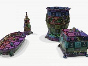 Bathroom Accessories 004 Model 3D