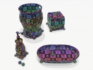 Bathroom Accessories 004 Model 3D