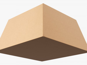 Birthday Cake Carrier Carboard Corrugated Box Modelo 3D