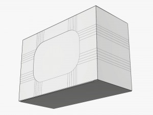 Box With Display Window Cardboard 01 Modelo 3D