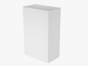 Box With Display Window Cardboard 02 Modelo 3D
