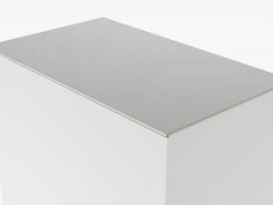Box With Display Window Cardboard 02 3D Model