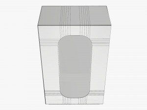 Box With Display Window Cardboard 02 Modelo 3D