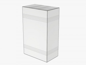 Box With Display Window Cardboard 02 Modelo 3D