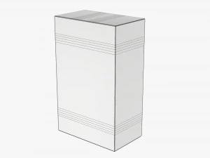 Box With Display Window Cardboard 02 3D Model