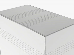 Box With Display Window Cardboard 02 3D Model