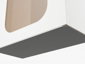 Box With Display Window Cardboard 03 3D Model
