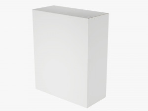 Box With Display Window Cardboard 03 Modelo 3D
