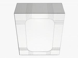 Box With Display Window Cardboard 03 Modelo 3D