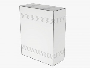 Box With Display Window Cardboard 03 Modelo 3D