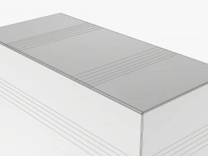 Box With Display Window Cardboard 03 3D Model