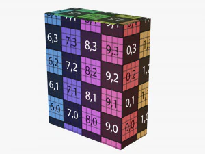 Box With Display Window Cardboard 03 3D Model