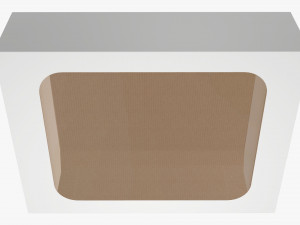 Box With Display Window Cardboard 04 3Dモデル
