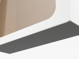 Box With Display Window Cardboard 04 3Dモデル