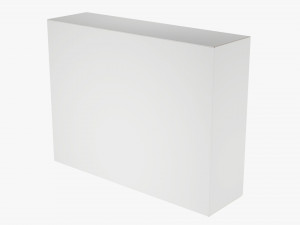 Box With Display Window Cardboard 04 3Dモデル