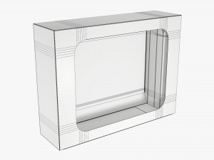 Box With Display Window Cardboard 04 3Dモデル
