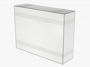 Box With Display Window Cardboard 04 3Dモデル