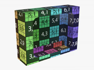 Box With Display Window Cardboard 04 3D Model