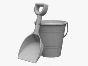 Bucket Shovel 3D Model