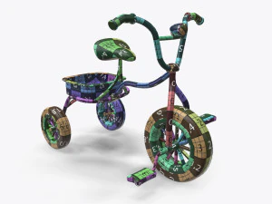 Bicicleta para ni&ntilde;os Modelo 3D