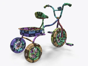 Bicicleta para ni&ntilde;os Modelo 3D