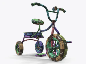 Bicicleta para ni&ntilde;os Modelo 3D