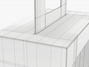 Empty Carrying Cardboard Corrugated Box With Handle 02 Modelo 3D