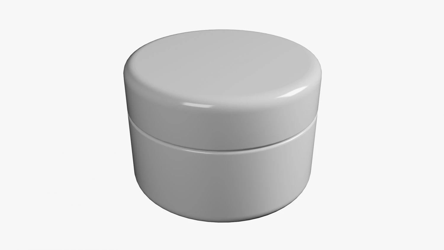 Face Cream 01 3D Model .c4d .max .obj .3ds .fbx .stl .blend 