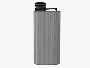 Flask Liquor Stainless Steel 03 3D 모델