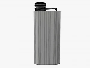 Flask Liquor Stainless Steel 03 3D Model