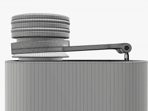Flask Liquor Stainless Steel 03 3D 모델