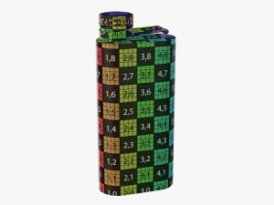 Flask Liquor Stainless Steel 03 3D Model