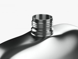 Flask Liquor Stainless Steel 04 Model 3D