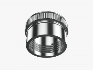 Flask Liquor Stainless Steel 04 Model 3D