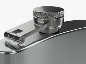 Flask Liquor Stainless Steel 05 Modelo 3D
