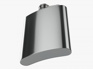 Flask Liquor Stainless Steel 05 Modelo 3D