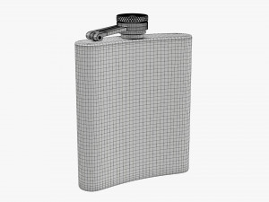 Flask Liquor Stainless Steel 05 Modelo 3D