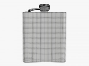 Flask Liquor Stainless Steel 05 Modelo 3D