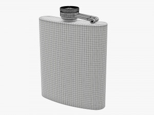 Flask Liquor Stainless Steel 05 Modelo 3D