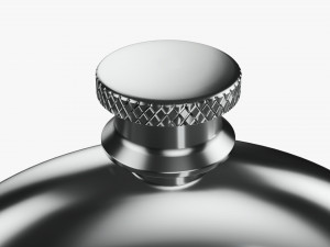 Flask Liquor Stainless Steel 07 3Dモデル