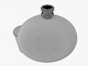 Flask Liquor Stainless Steel 07 3Dモデル