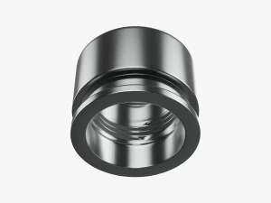 Flask Liquor Stainless Steel 08 3D Model