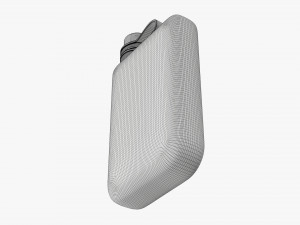 Flask Liquor Stainless Steel 08 3D Model