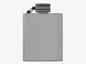 Flask Liquor Stainless Steel 09 3D Model